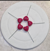 #491 Heart Pin Toys (Set of 5 Stick)