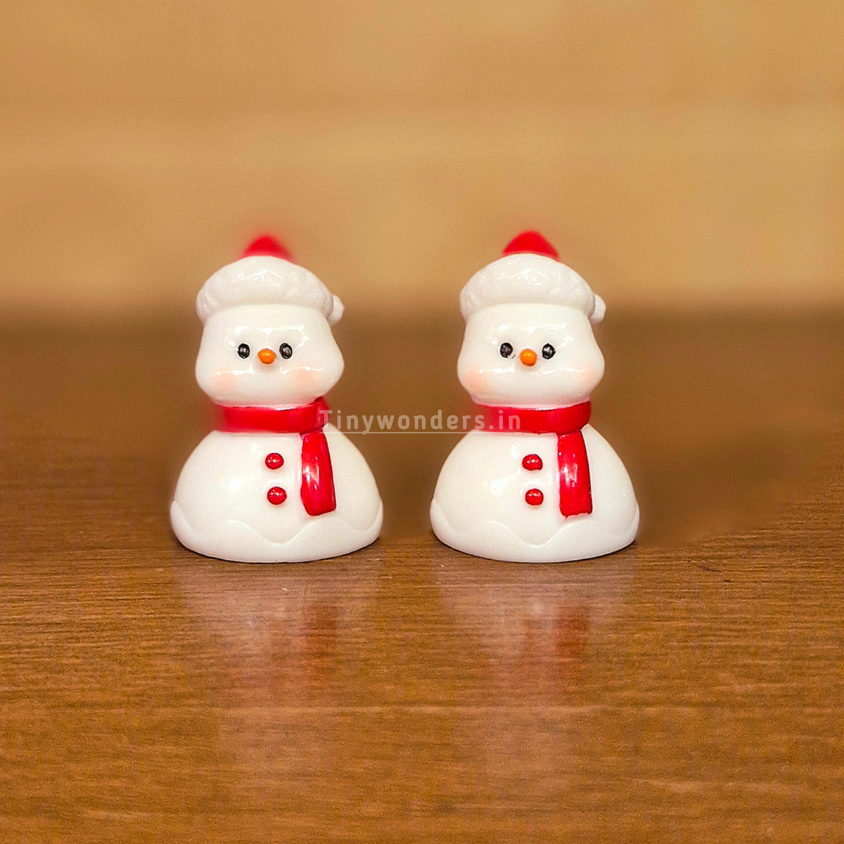 #621 Christmas Miniature Snow Man ( Set Of 2 )