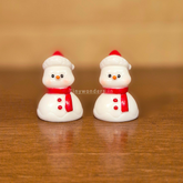 #621 Christmas Miniature Snow Man ( Set Of 2 )