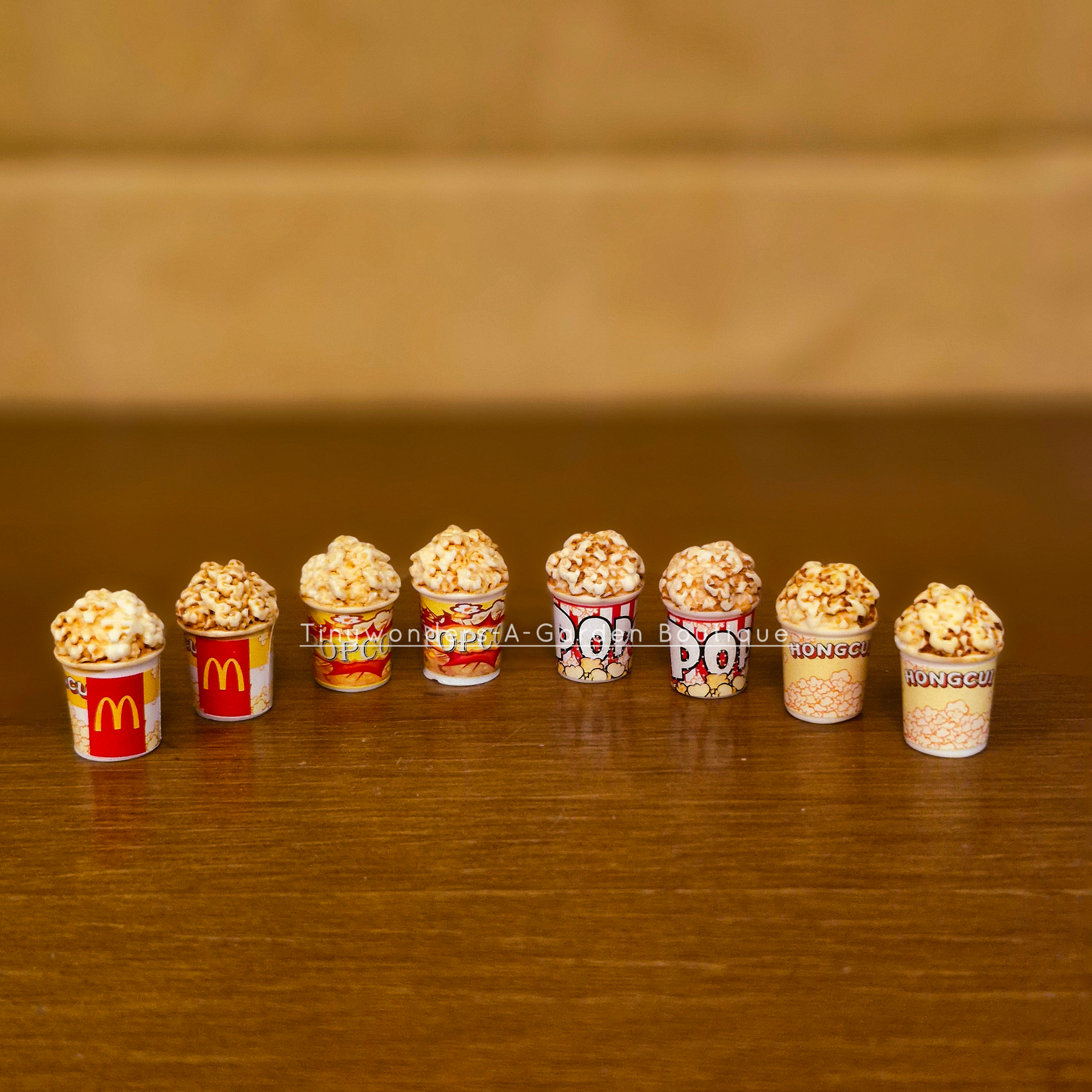 #538 Caramelised Popcorn ( Set Of 4 ) Random Colour