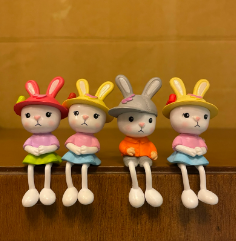 #083 Sitting Bunny (Per Pair)