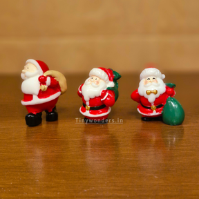 #607 Christmas Miniature Santa Clause (Set Of 2 ) Random Design