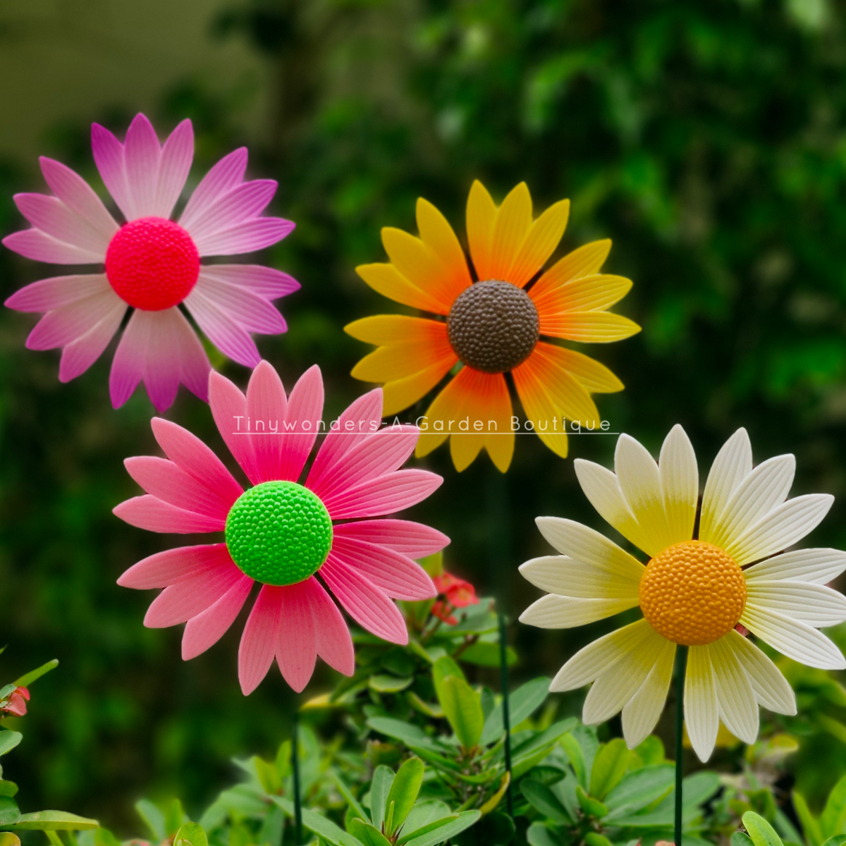 #S62 Flower Garden Sticks /Stakes ( Set Of 2 ) Random Colour