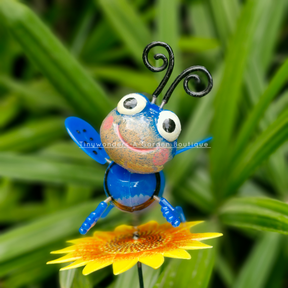 #S54 Smiling Bee On Sunflower ( Set Of 2 )