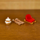 #610 Christmas Miniature Ornaments ( Set Of 3 )