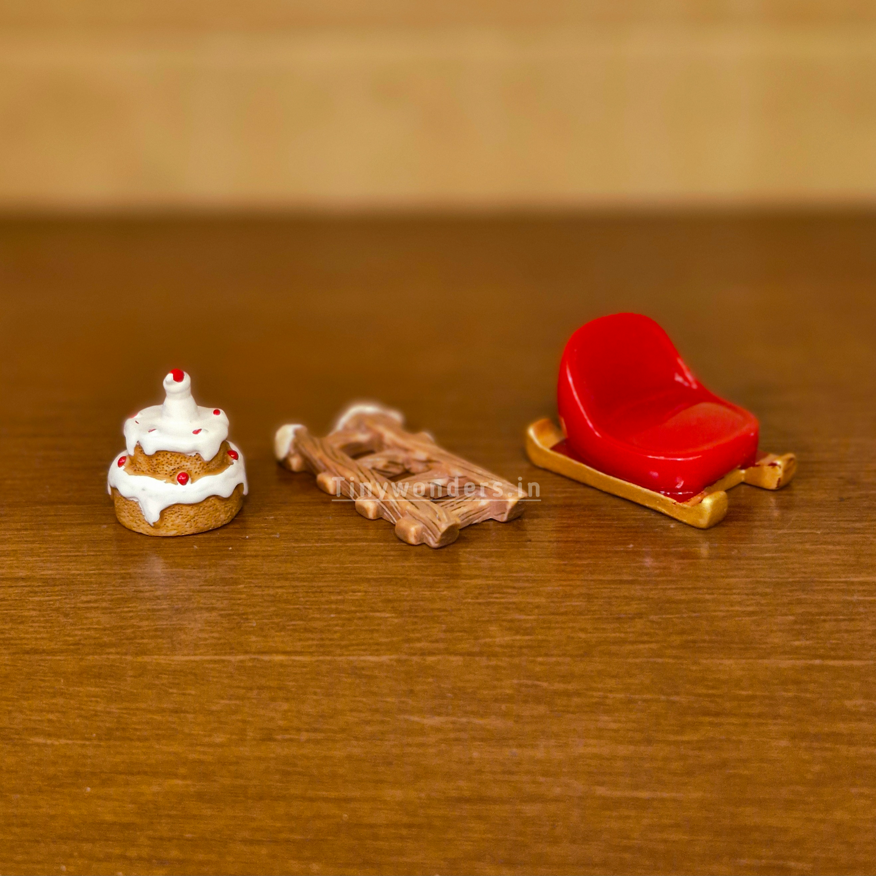 #610 Christmas Miniature Ornaments ( Set Of 3 )