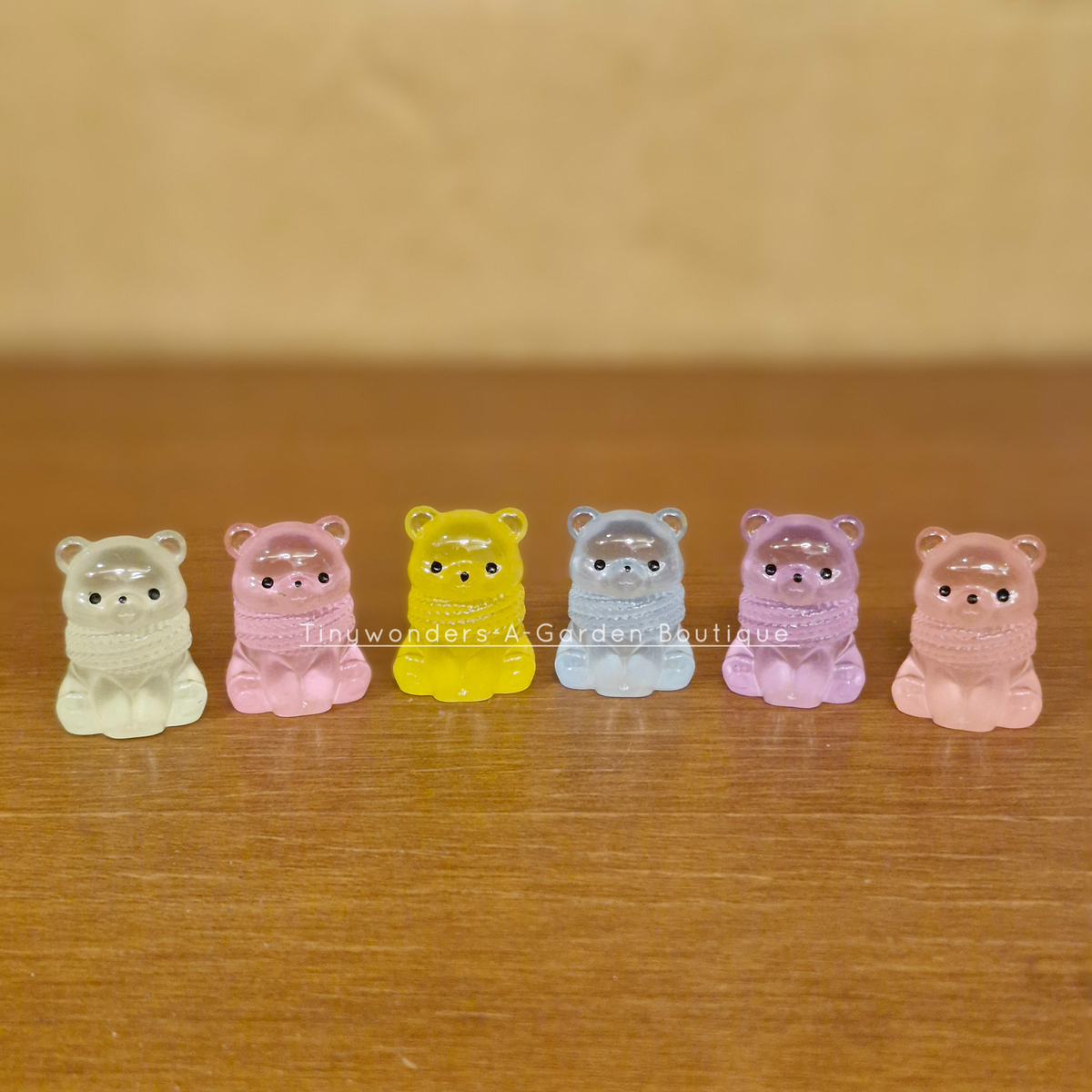 #588 Glow Bears ( Set Of 5 ) Random Colour