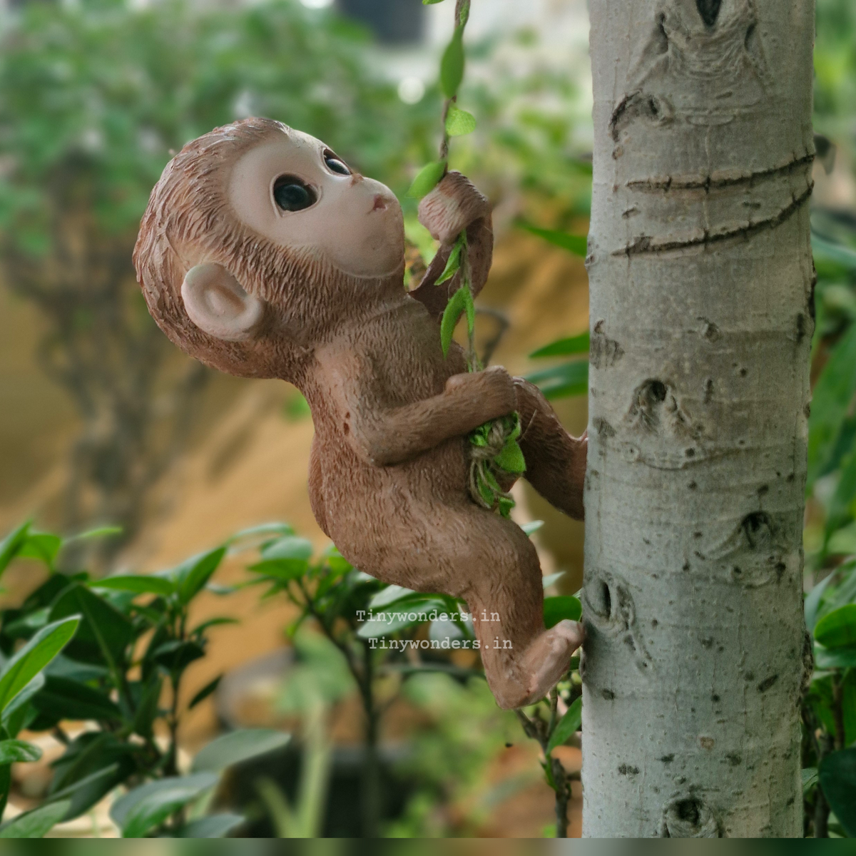 Charming Hanging Monkey Garden Decor