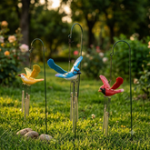 #S70 Birds With Wind Chimes ( Set Of 2 ) Random Colour