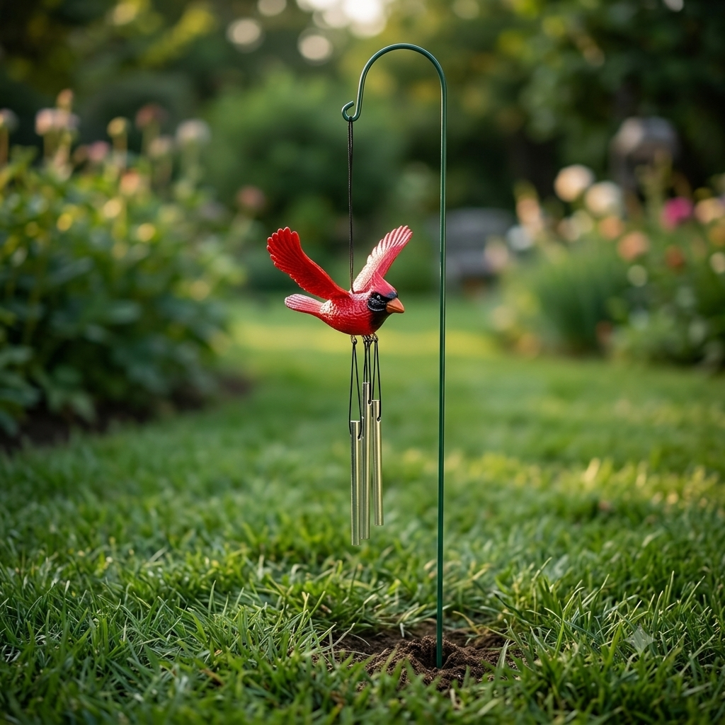 #S70 Birds With Wind Chimes ( Set Of 2 ) Random Colour