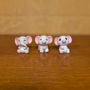 #101 Miniature New Elephant ( set of 2 ) random design