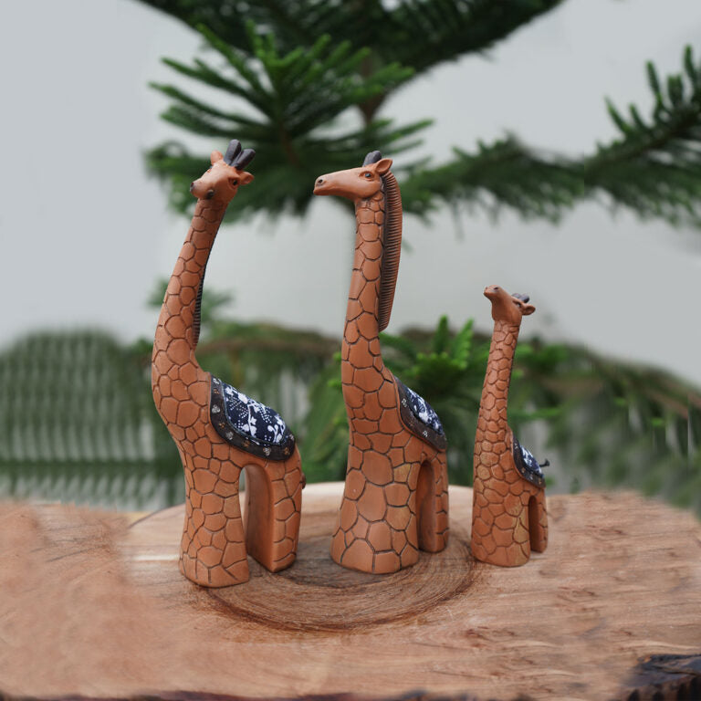 Brown Giraffe Set of 3