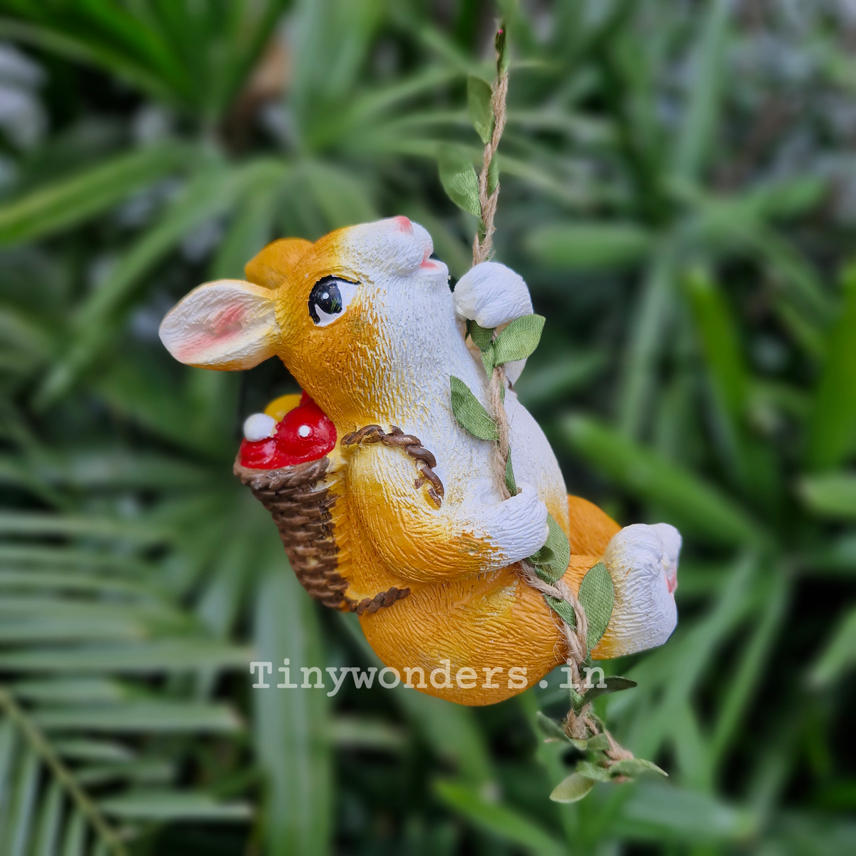 Cute climbing & hanging bunny garden showpiece ( Per unit )