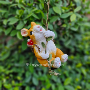 Cute climbing & hanging bunny garden showpiece ( Per unit )