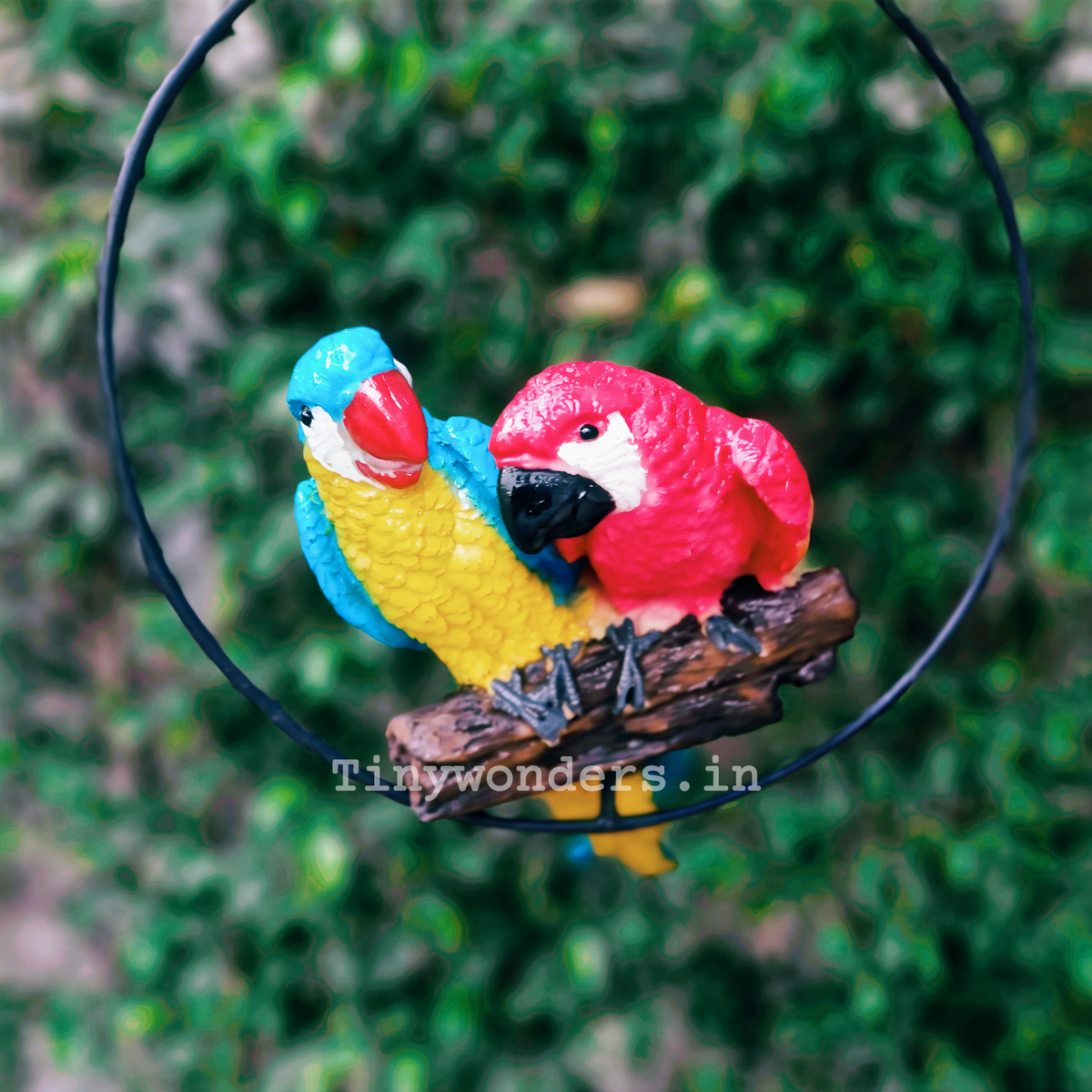 Parrot couple on ring ( Per Unit )