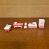 #581 Cute Kitchen Miniature Set ( Set Of 8 )