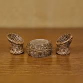 #047 Miniature Sofa Set ( set of 3) Random Design