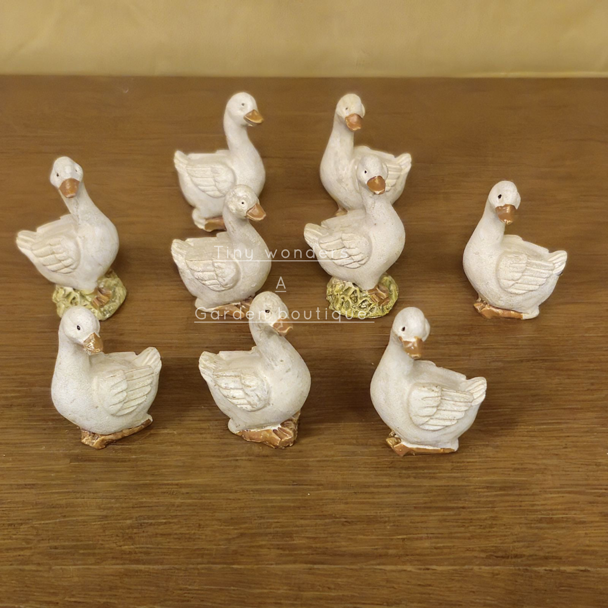 #135 Miniature Small Ducks Long Neck (PER UNIT) Random Design