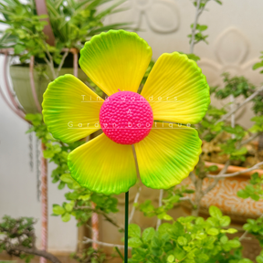 #S04 Rose Windmill Stick ( set of 2 ) Random Colour