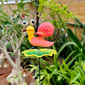#S05 Charming Eyes Snail Stick ( Set Of 2) random colour