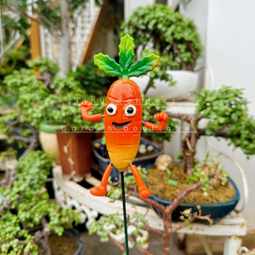 #S06 Animated Fruit and vegetable Sticks ( Set Of 2)Random design
