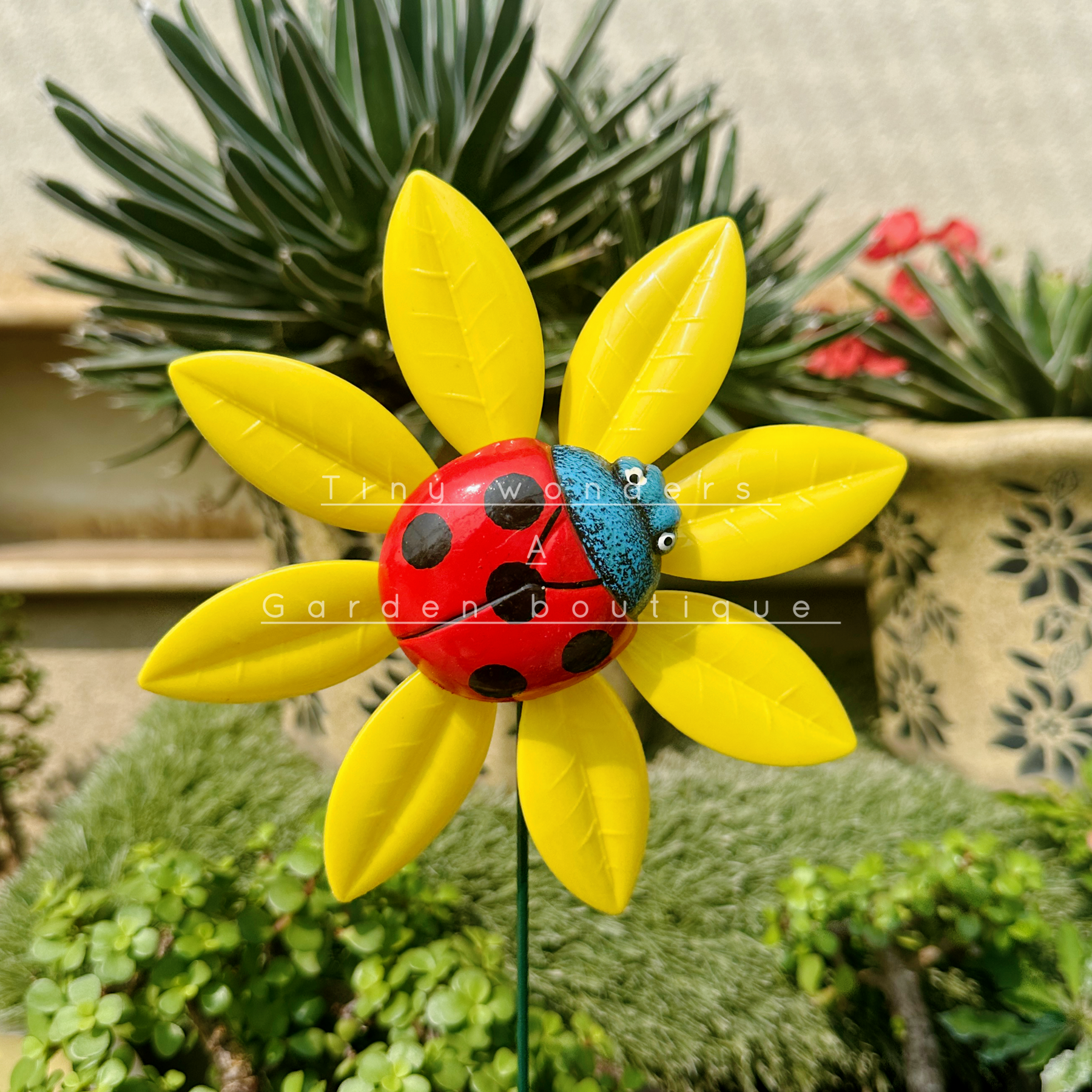 #S34 Flower Garden Stick ( Set of 2) random colour