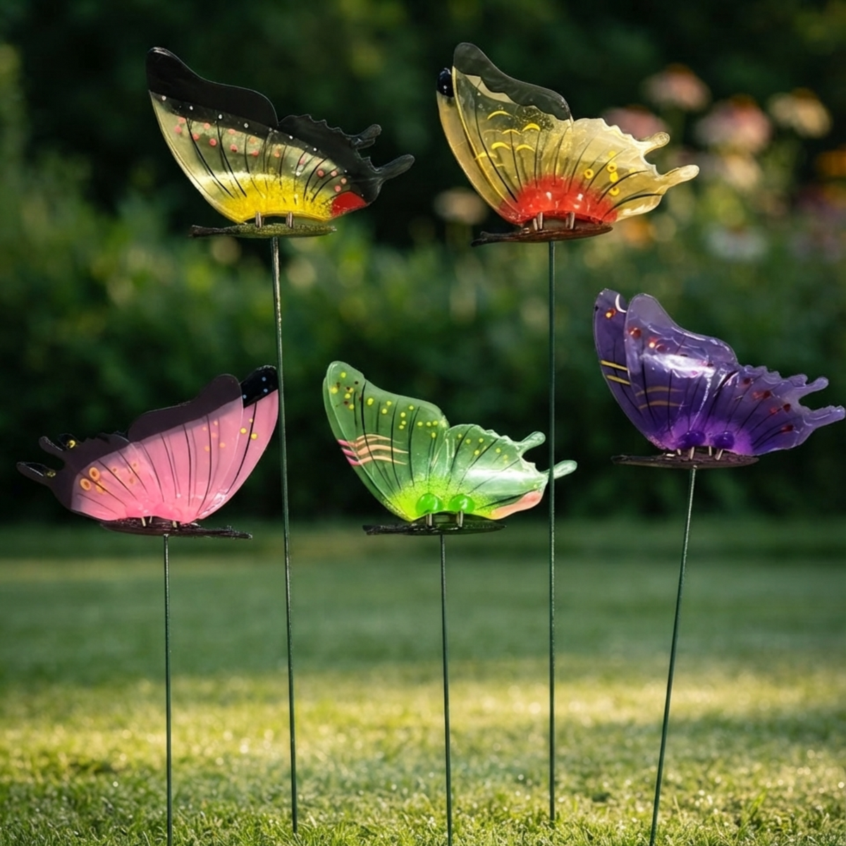 #S74 Big Neon Butterfly ( Set Of 2 ) Random Colour