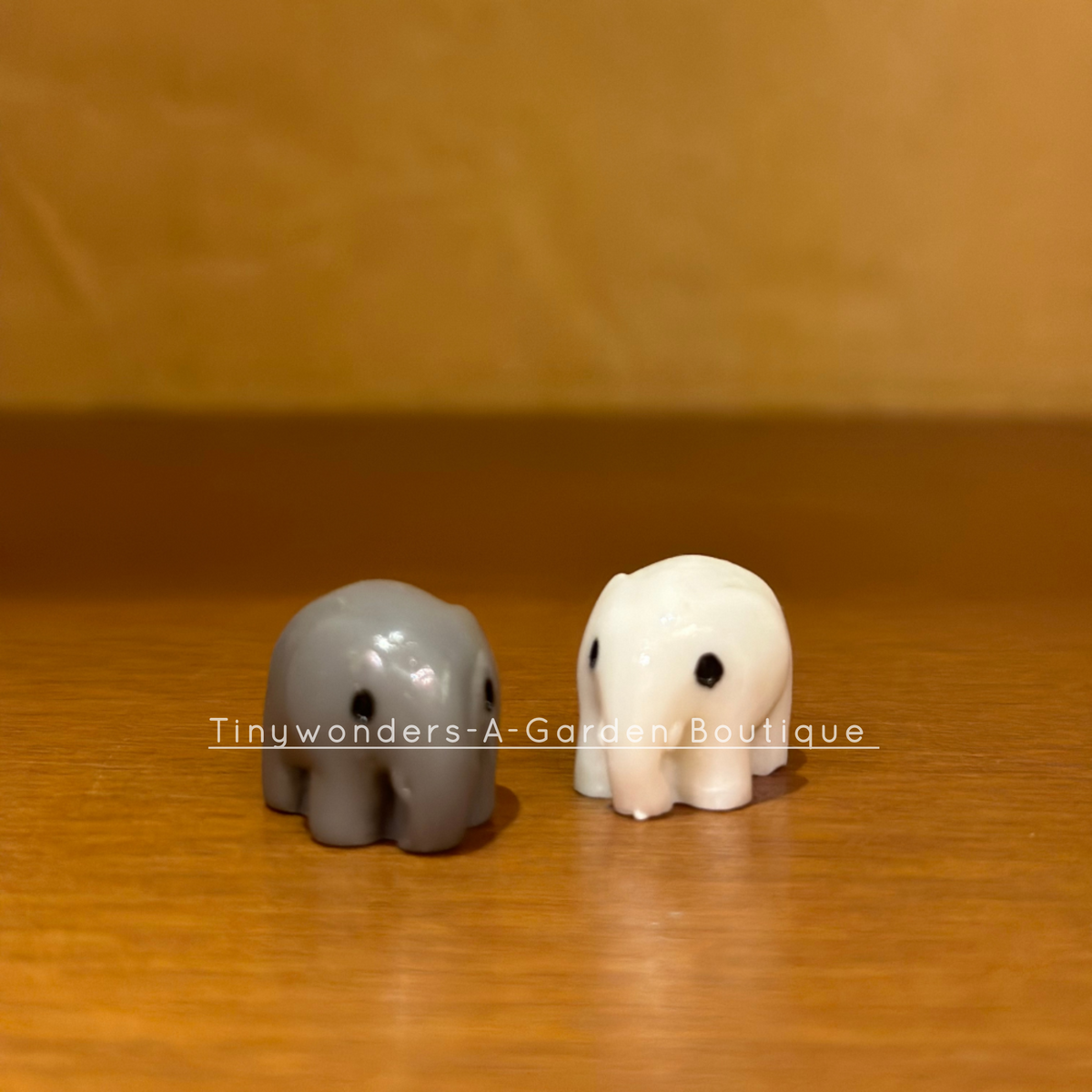 #320 Miniature Mini Elephant ( set of 2 ) Random colour