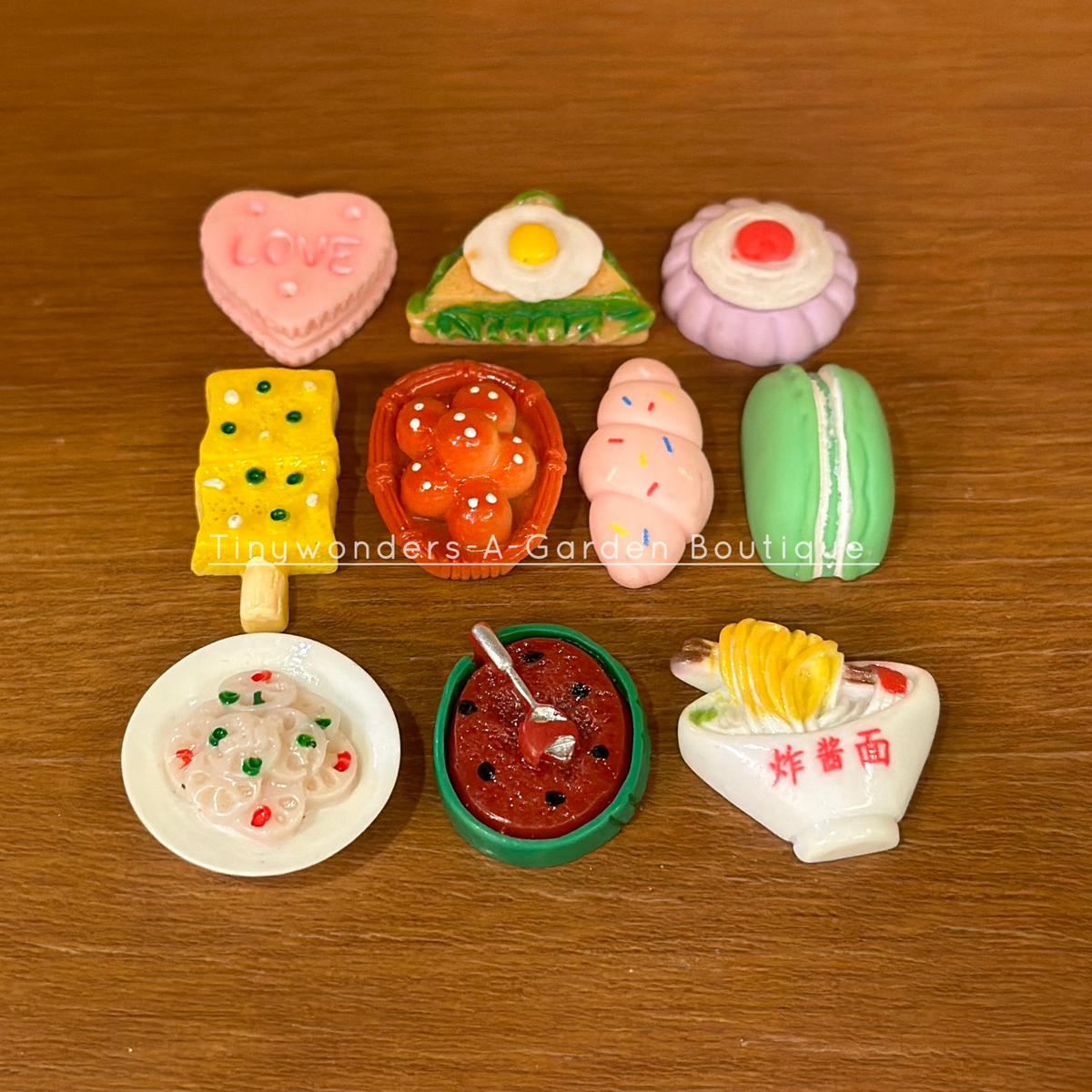 #428 Miniature Fast Food (Set Of 5)Random Designs