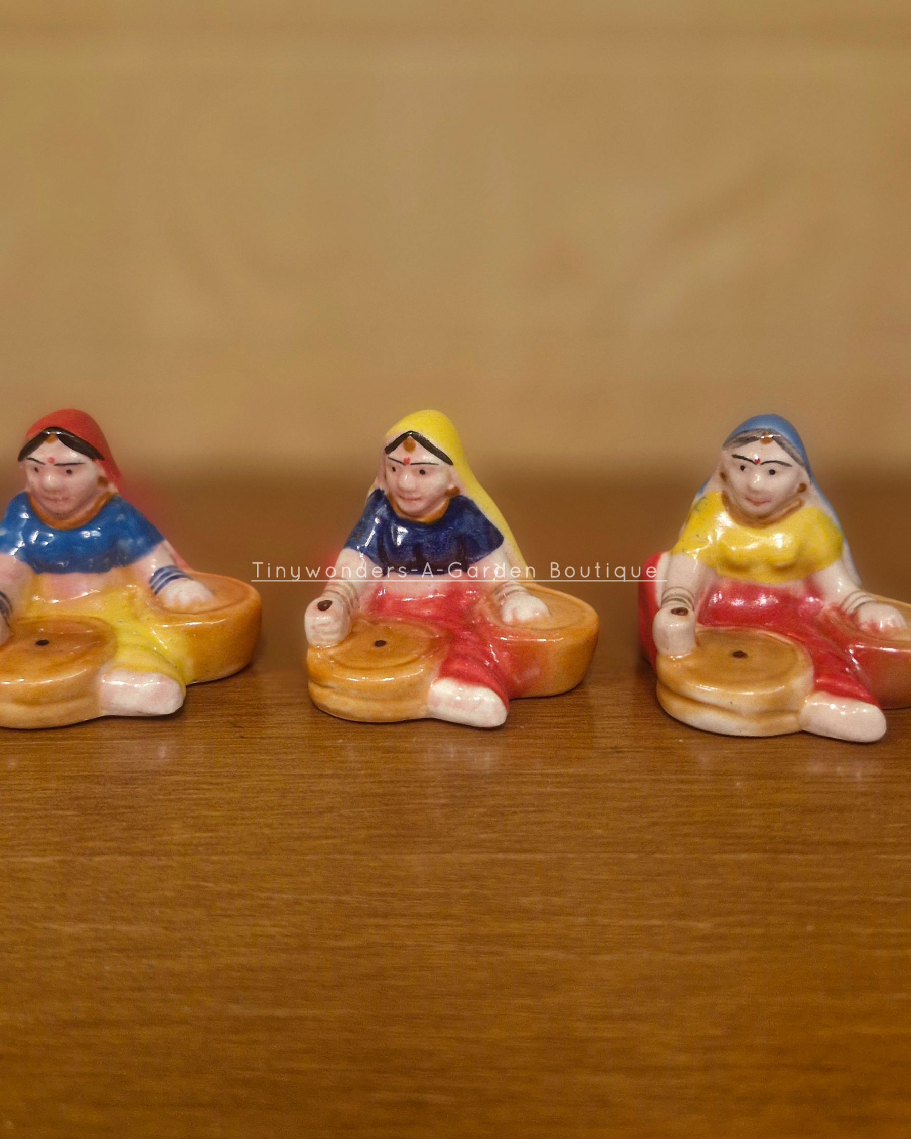 #C34 Miniature Village Woman ( Per Unit ) Random Colour & Design