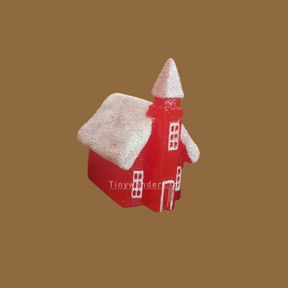 #646 Christmas Miniature Snow Roof House ( Per Unit )