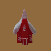 #646 Christmas Miniature Snow Roof House ( Per Unit )