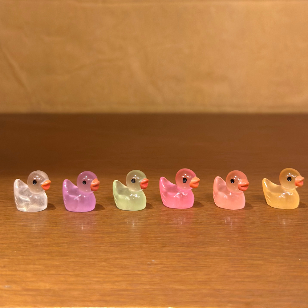 #338 Glow mini Duck ( Set of 2)