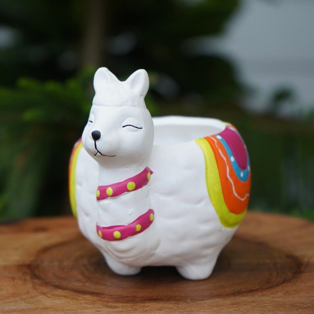 Cute Llama Pot Small ( Per Unit )