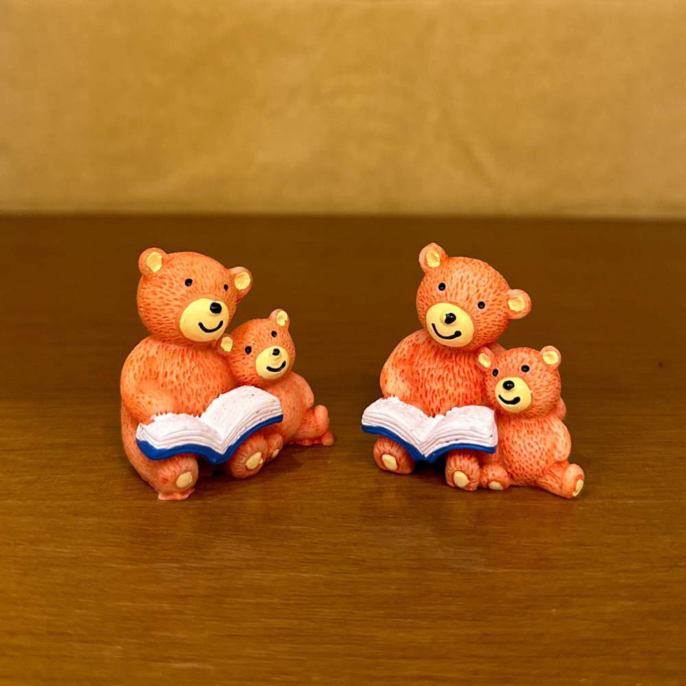 #185 Bear With Book ( set of 2 )